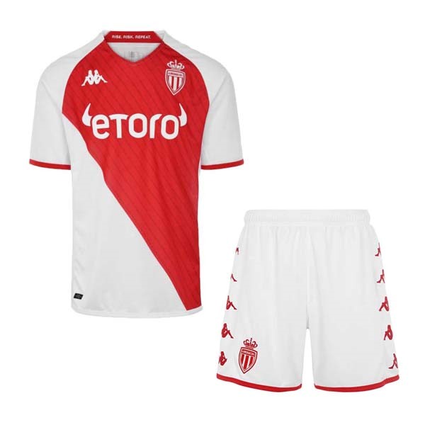 Camiseta AS Monaco 1ª Niño 2022/23